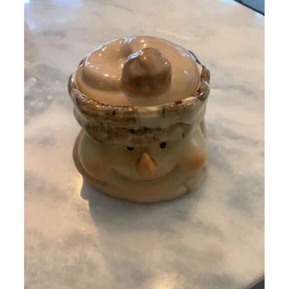 Snowman Cookie Jar - Picture 2 of 3